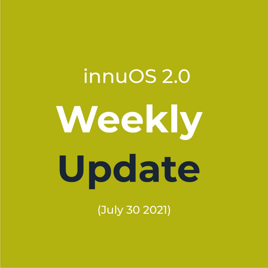 Weekly Update (July 30 2021)